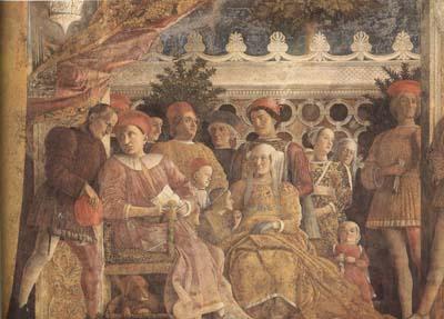 Andrea Mantegna The Gonzaga Family and Retinue finished (mk080 Spain oil painting art